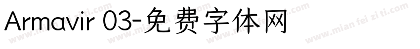 Armavir 03字体转换